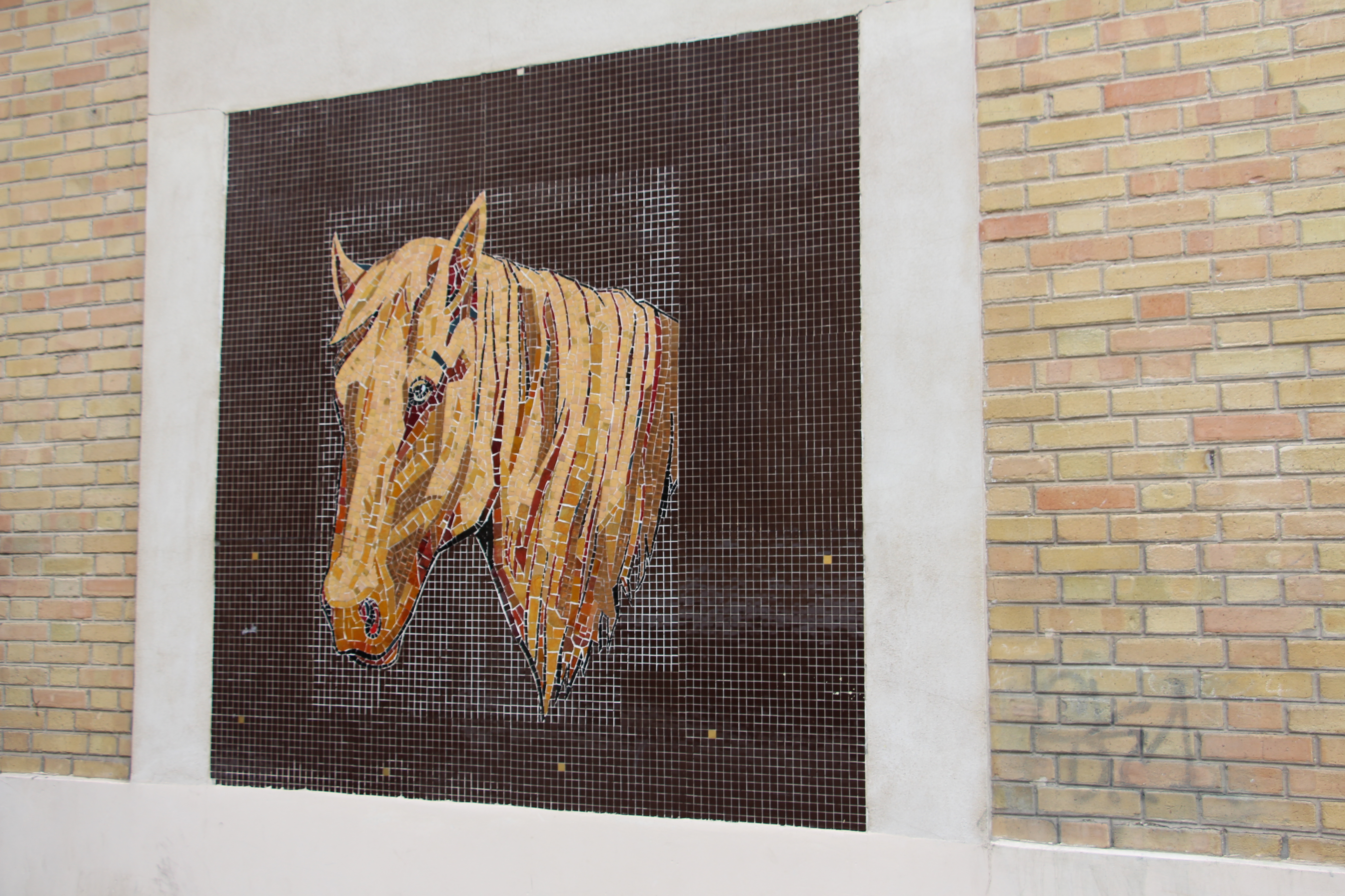 horse mosaic