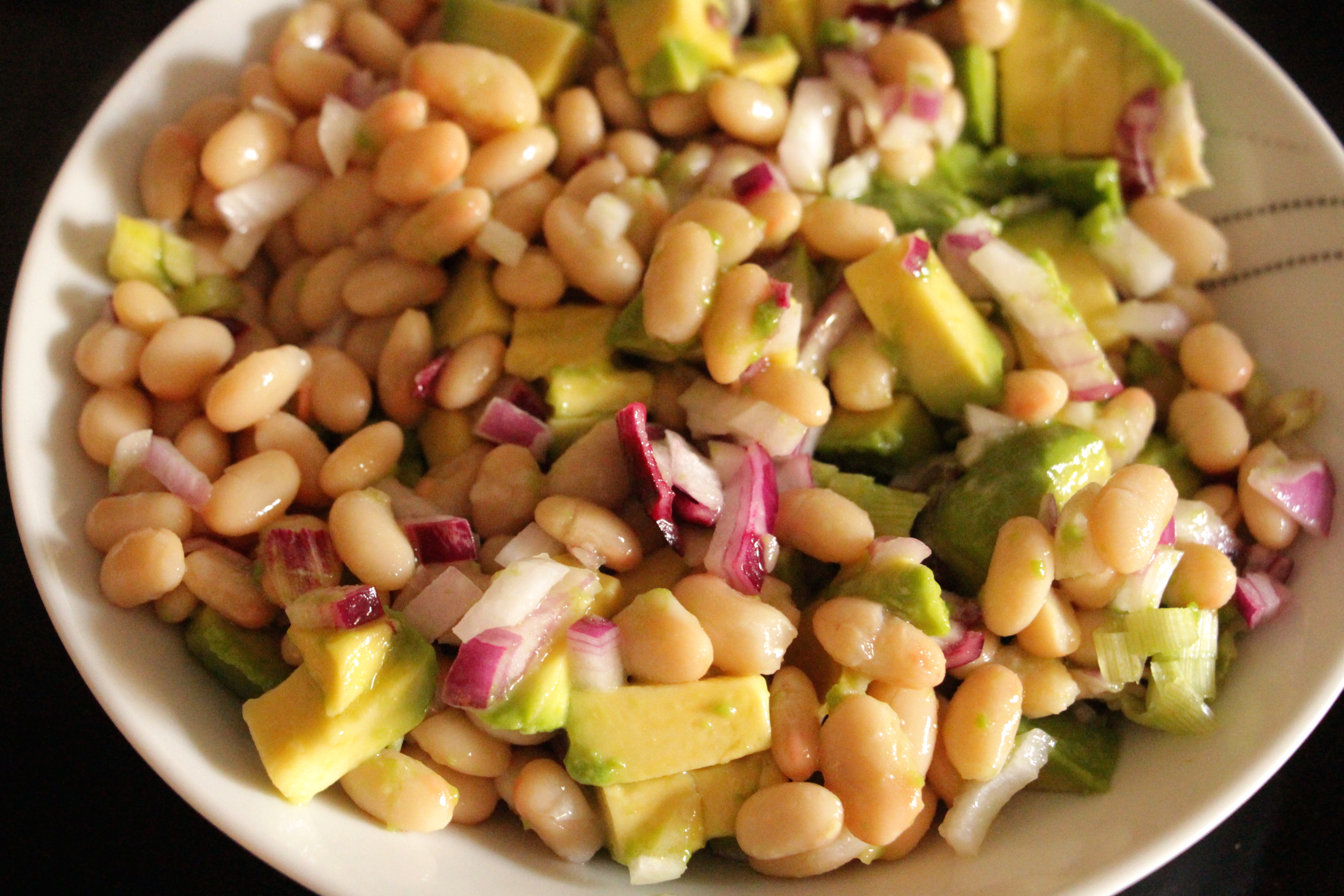 white bean salad