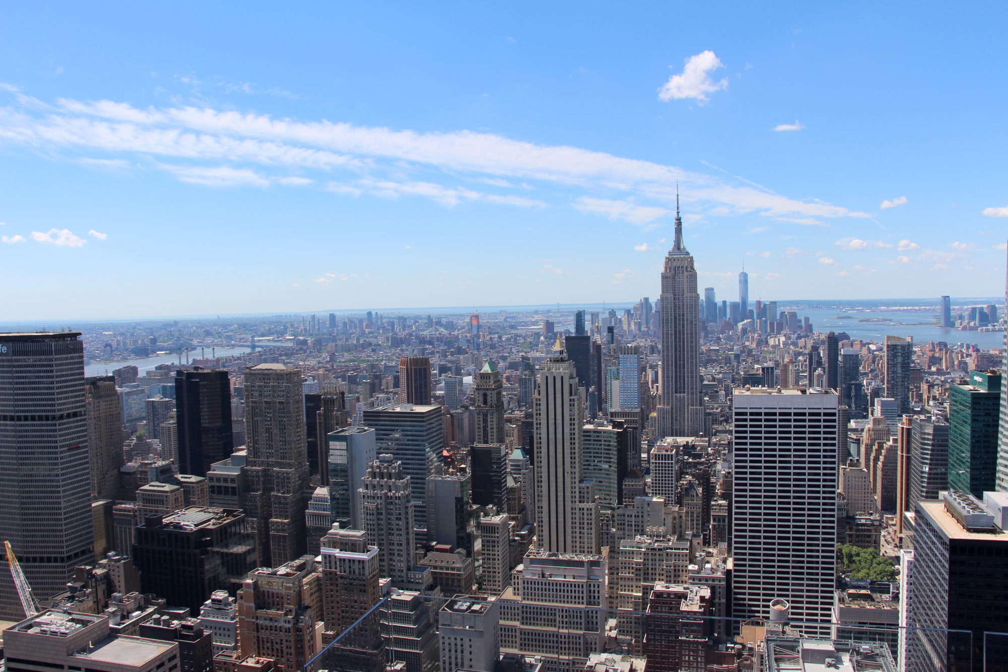 top of the rock