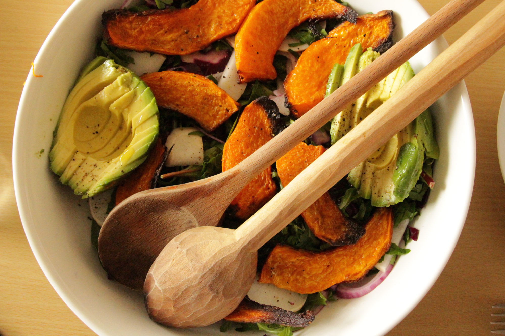 roasted squash salad