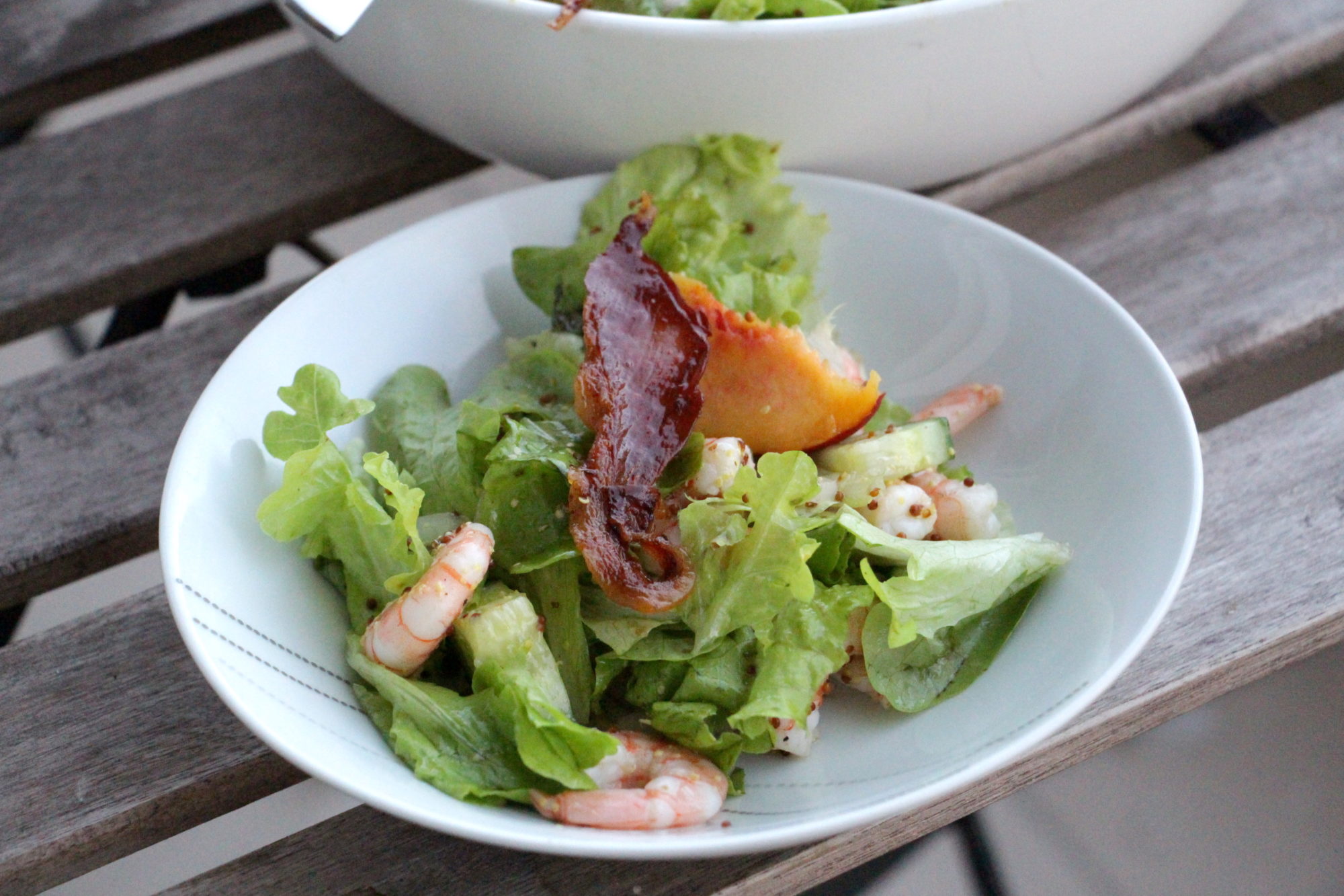 peach salad