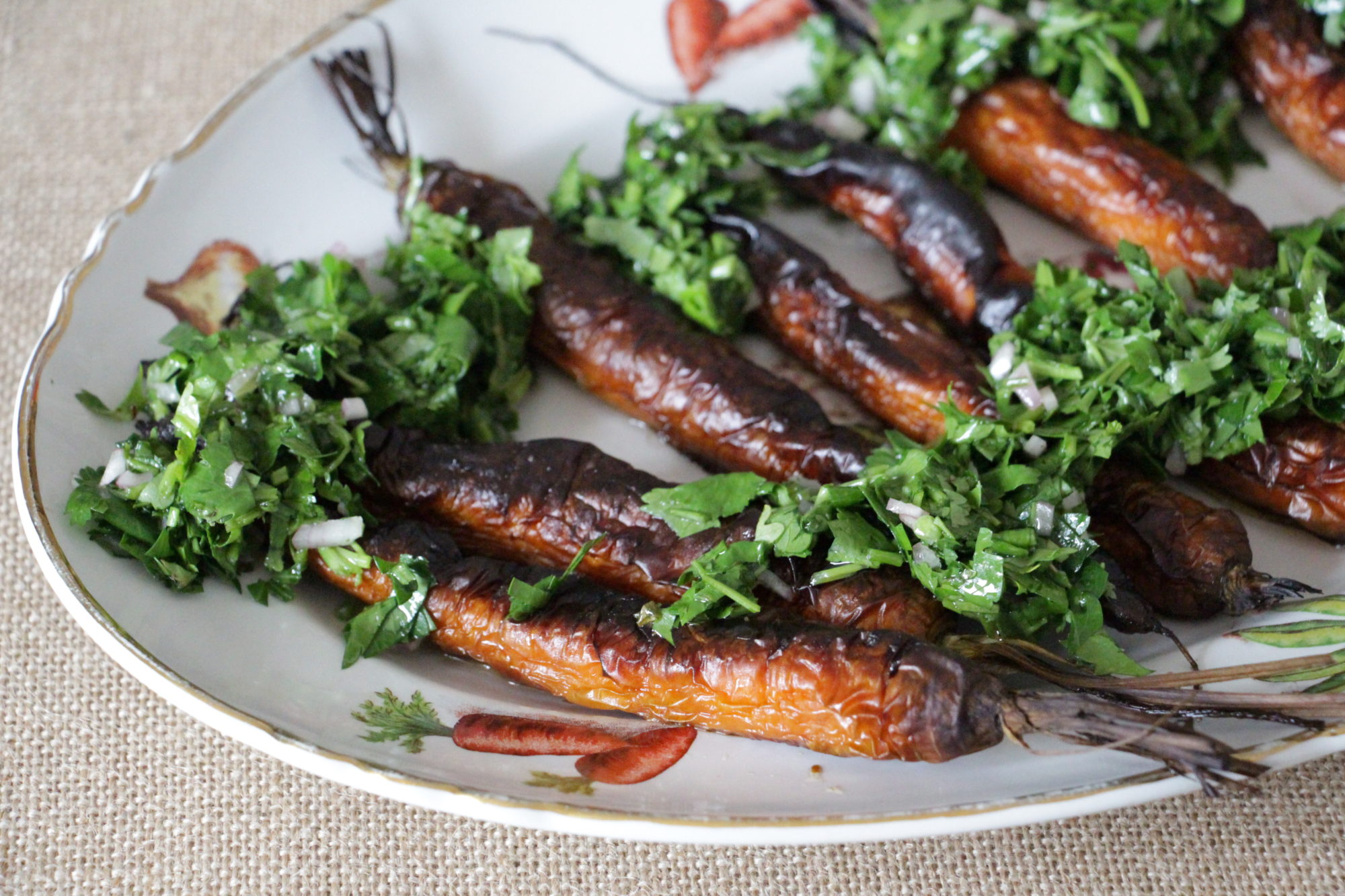 carrots with chimichurri