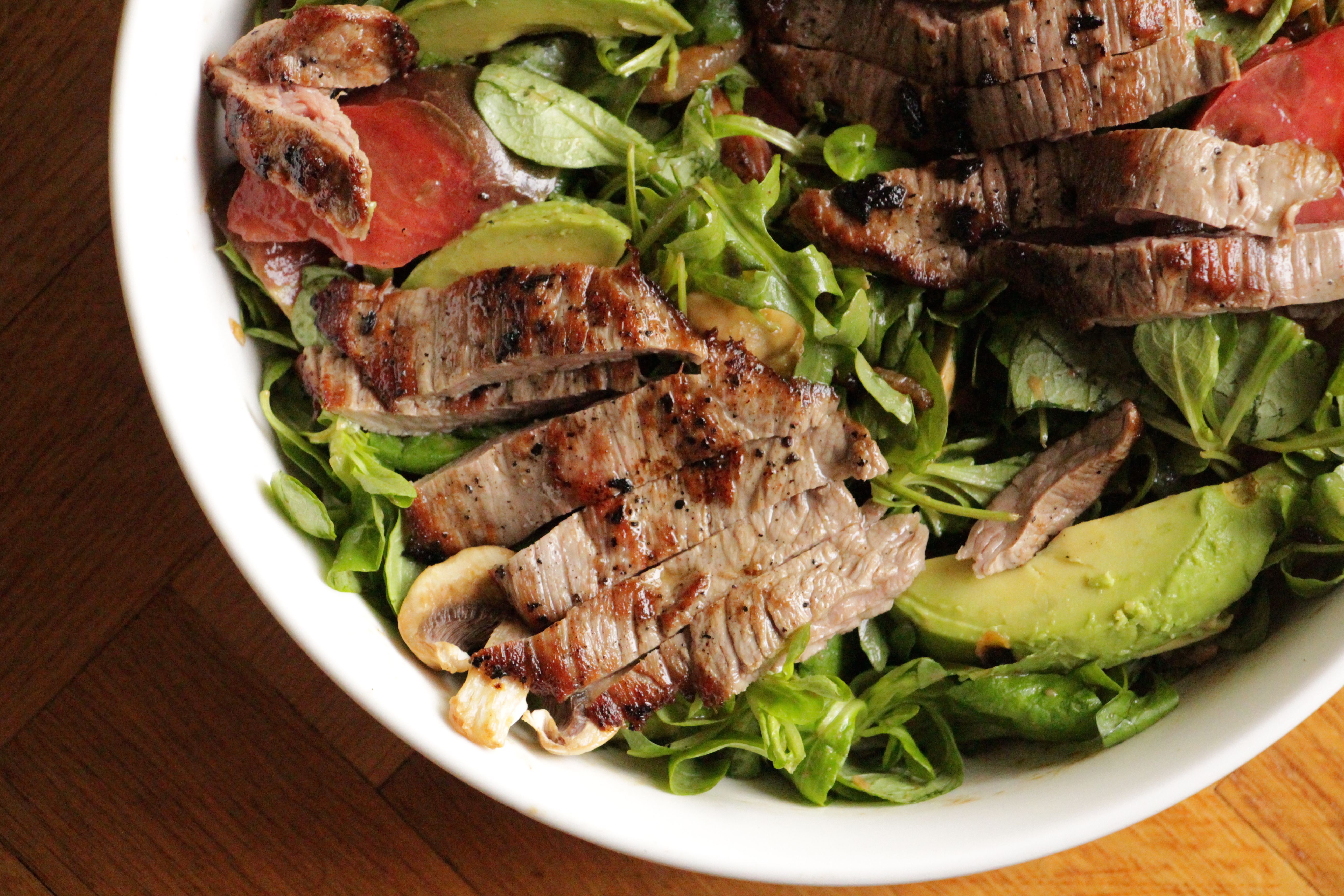 steak salad